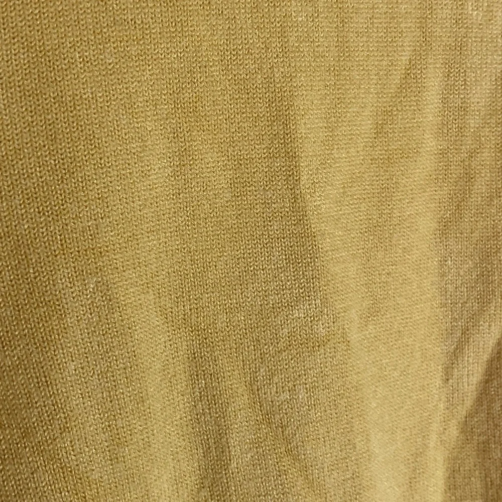 Kim Rogers Sweater Womens Medium Yellow Knit Pullover Crew Neck Grannycore Comfy